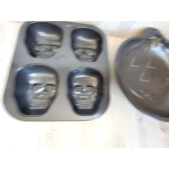 Baking mold pumpkin skull head kitchen accessory set home - Picture 4 of 8